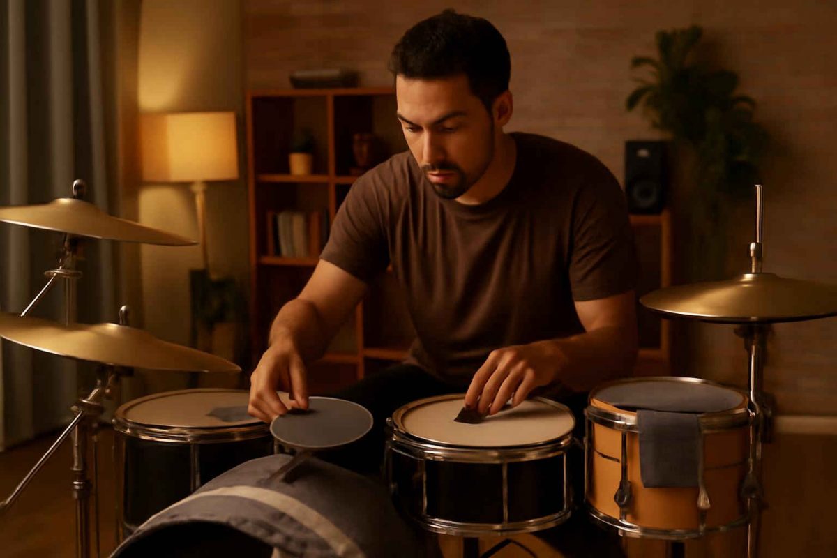 Como escolher abafadores de bateria: guia completo para volume e timbre