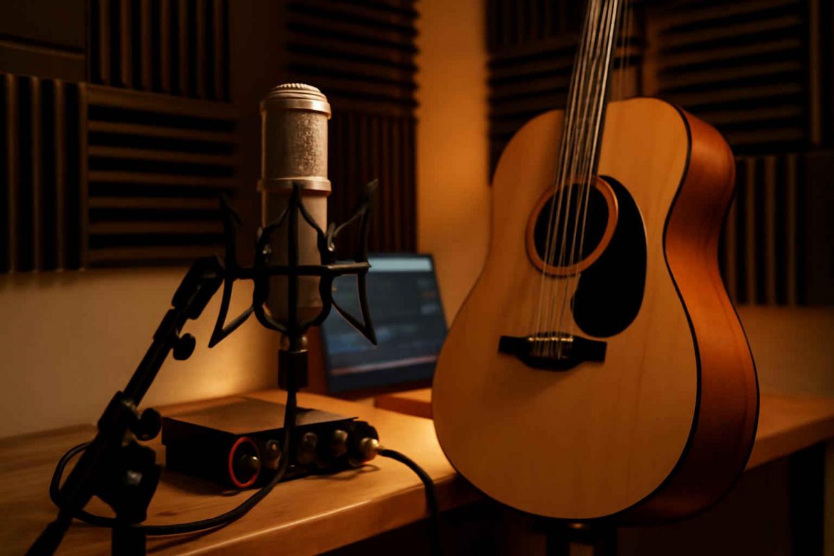 Como microfonar violão em home studio: guia prático para gravações acústicas