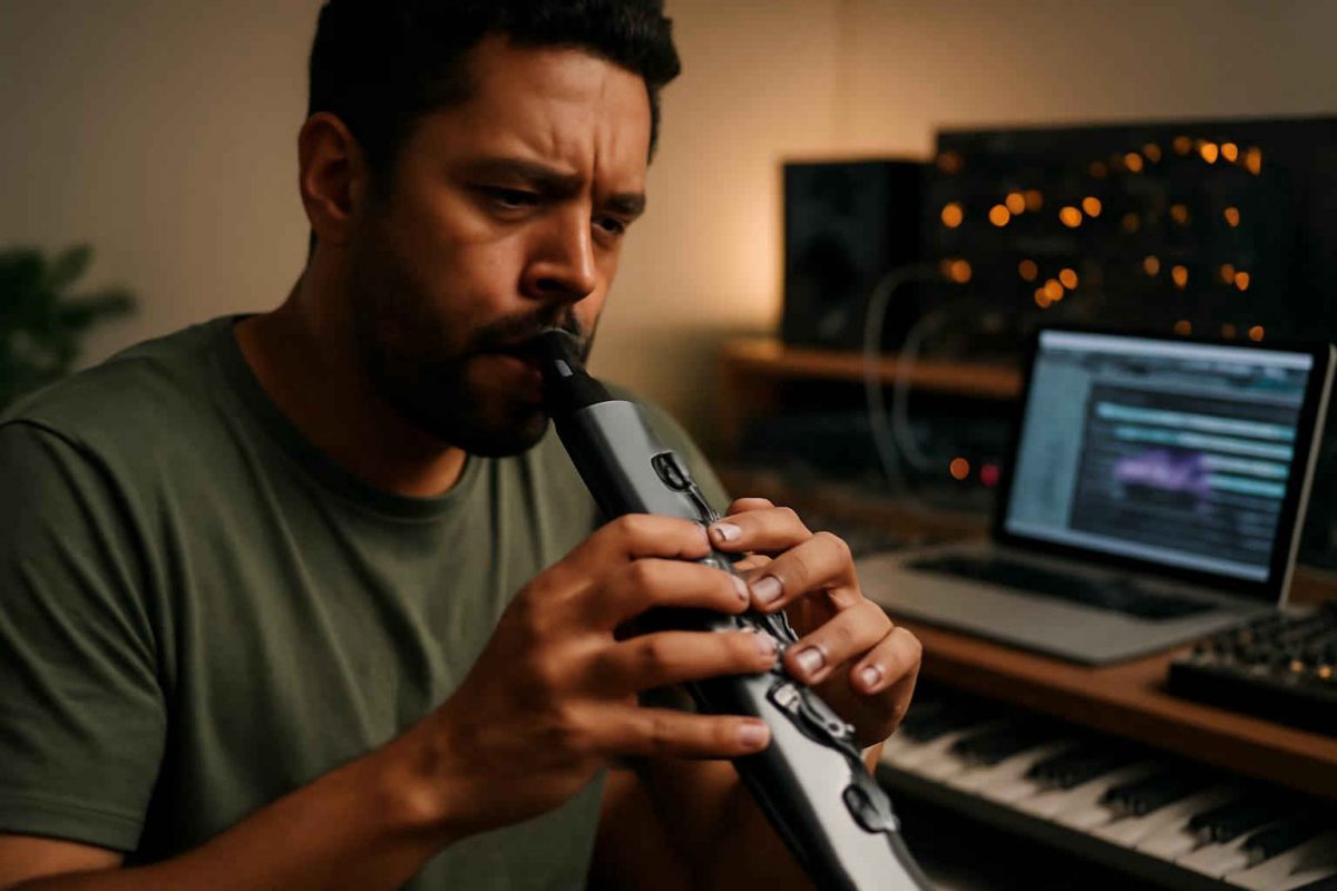 Como escolher e configurar o instrumento musical EWI para performance e gravação