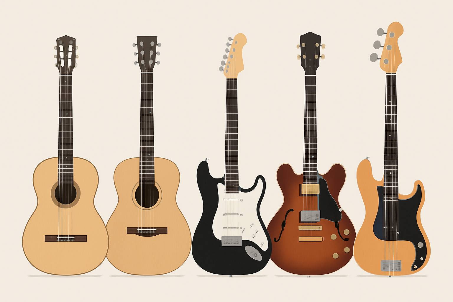 Top 5 guitarras custo-benefício para iniciantes